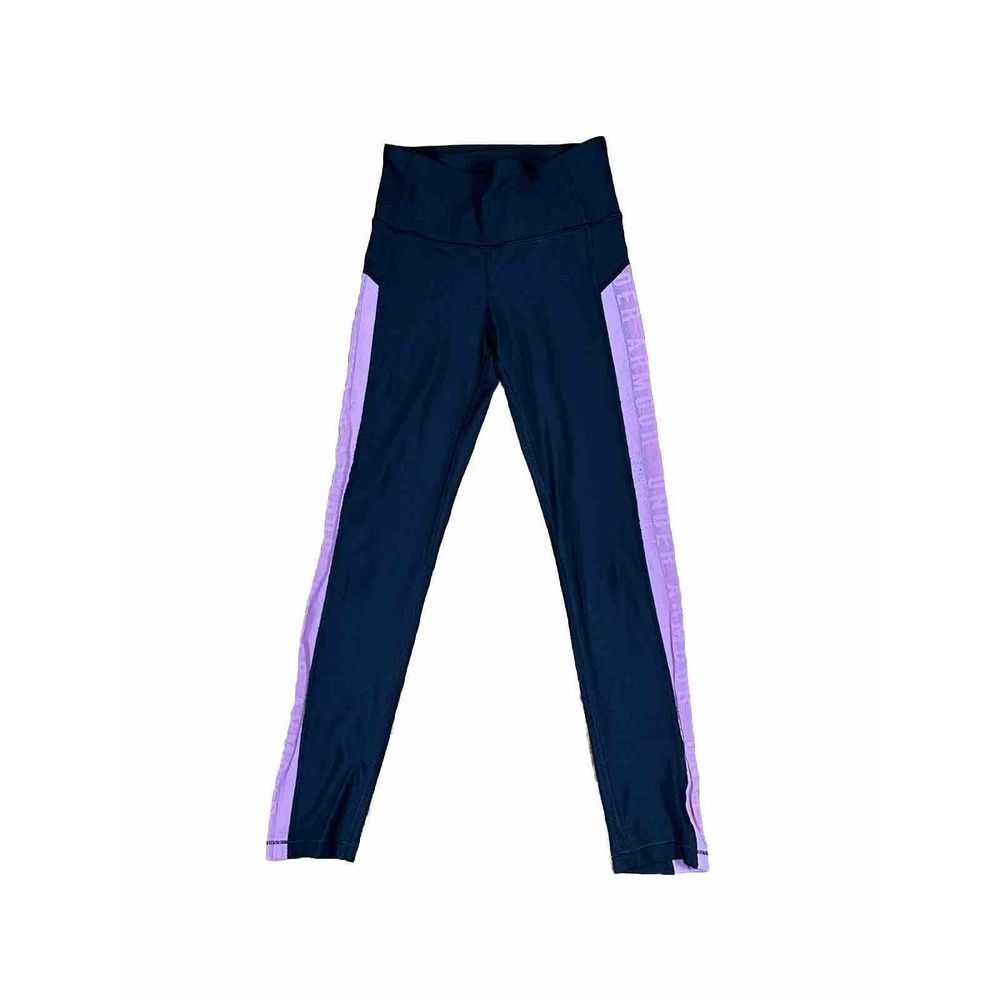 Woman Under Armour heat gear Compression Leggings XSmall Black/pink Yoga Workout